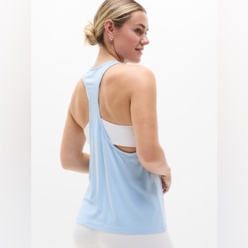 Athleta Sky Blue Racerback Tank Top
